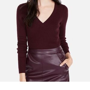 Express V neck sweater